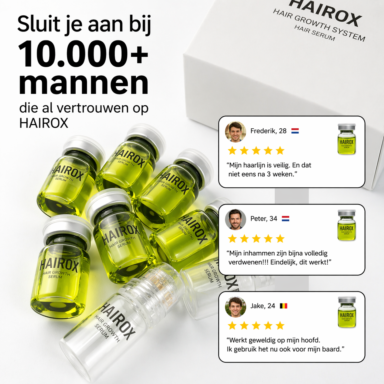 Hairox™ | APEX HAARGROEI SYSTEEM